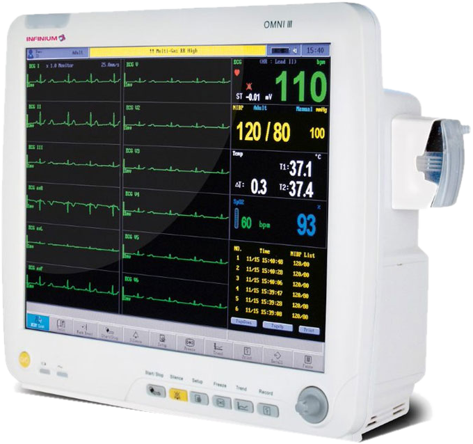 Omni III high-acuity patient monitor