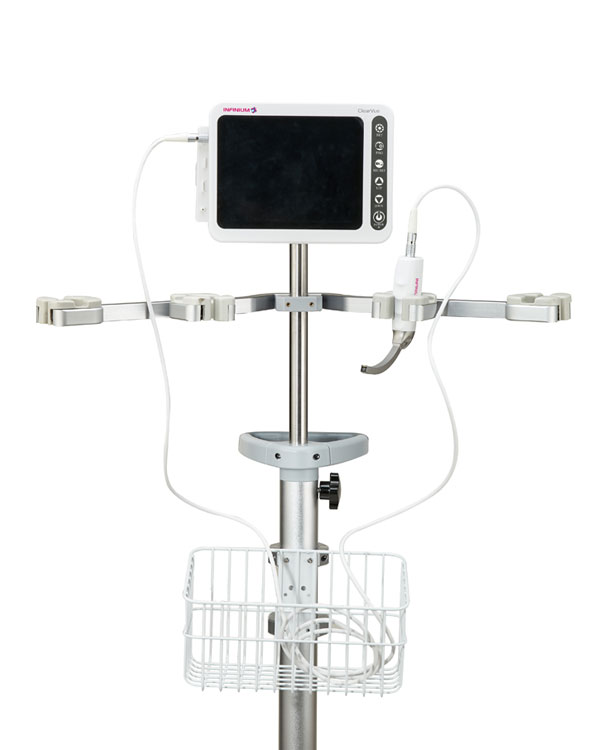 Infinium Medical ClearVue VLXL on optional rolling stand
