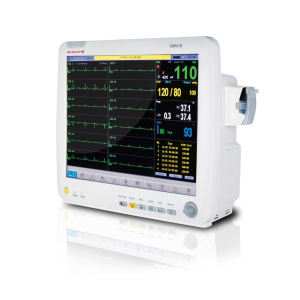 OMNI 3 high acuity patient monitor.