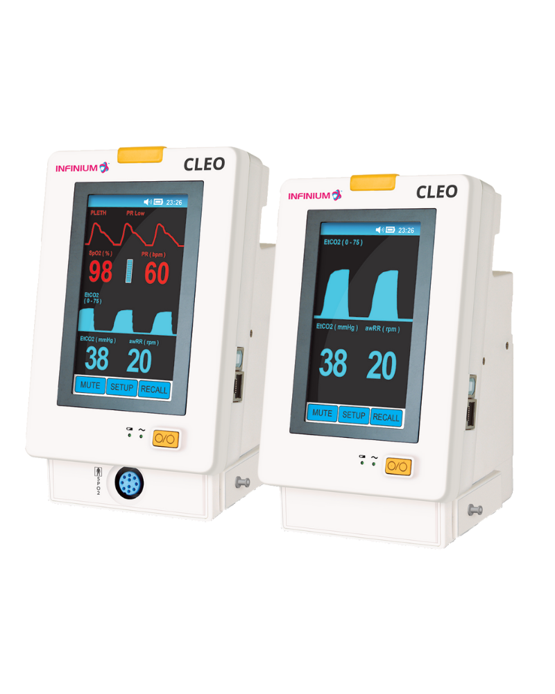 Cleo EtCO2 Monitor with Vitals