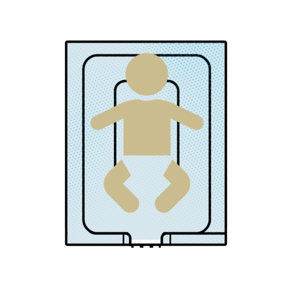IOB Forced Air Pediatric Underbody Patient Warming Blanket