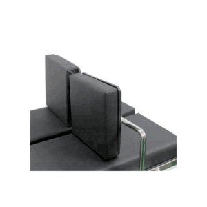 Surgical table foot boards and knee supports