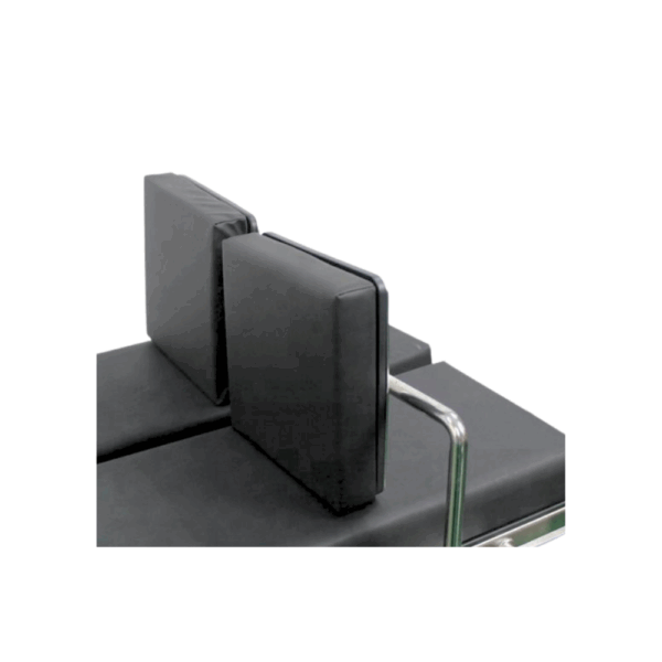 Surgical table foot boards and knee supports