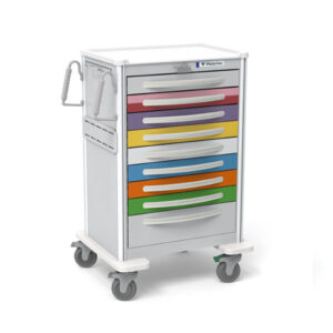 Medical 9-Drawer X-Tall Pediatric Medical Cart (UXGLA-9PEDS)