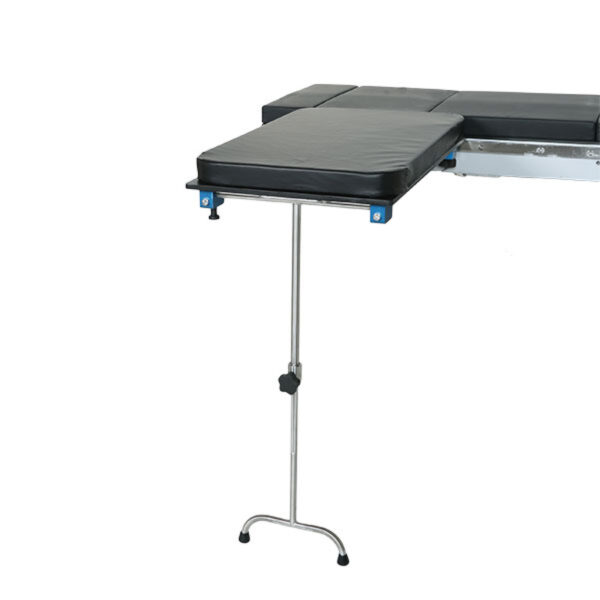 Medical Rectangle Carbon Fiber Arm and Hand Table with Leg