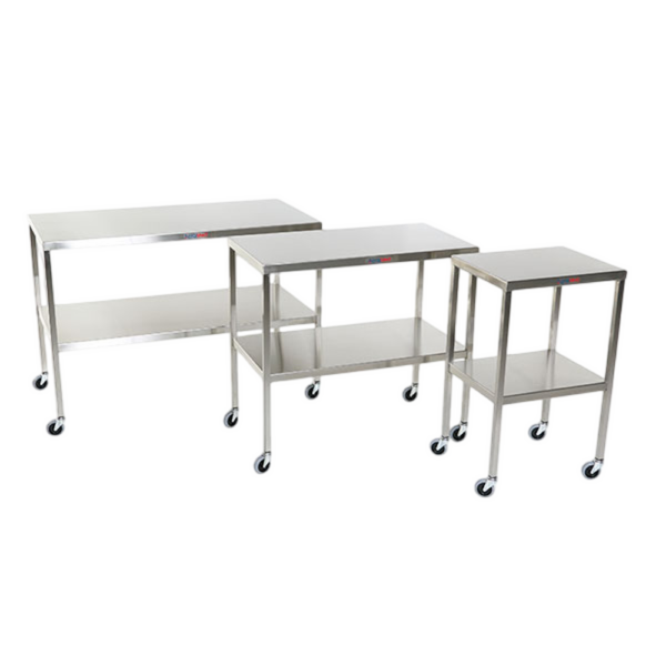 Medical Stainless Steel Back & Instrument Tables