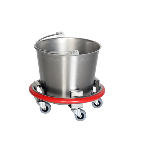 Medical Stainless Steel Kick Bucket with Casters